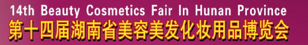 2011第十四屆湖南省美容美發(fā)化妝用品博覽會